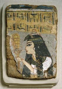 Wall Painting - Woman Holding a Sistrum